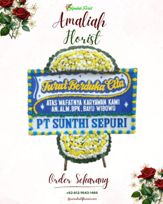 Papan Bunga Duka di Barambai