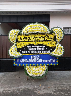 Papan Bunga Duka di Barambai