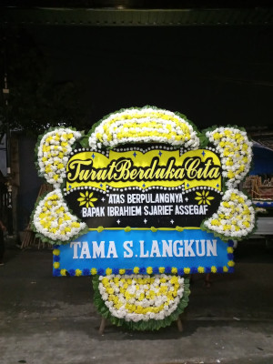 Papan Bunga Duka di Barambai
