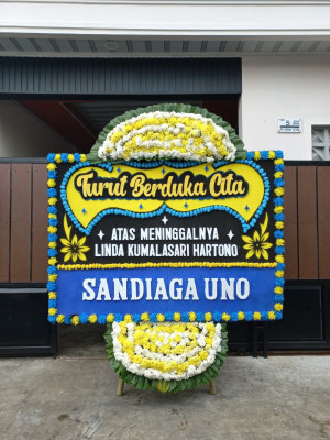 Papan Bunga Duka di Barambai